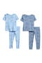 Assorted 2-Pack Print Fitted Two-Piece Pajamas