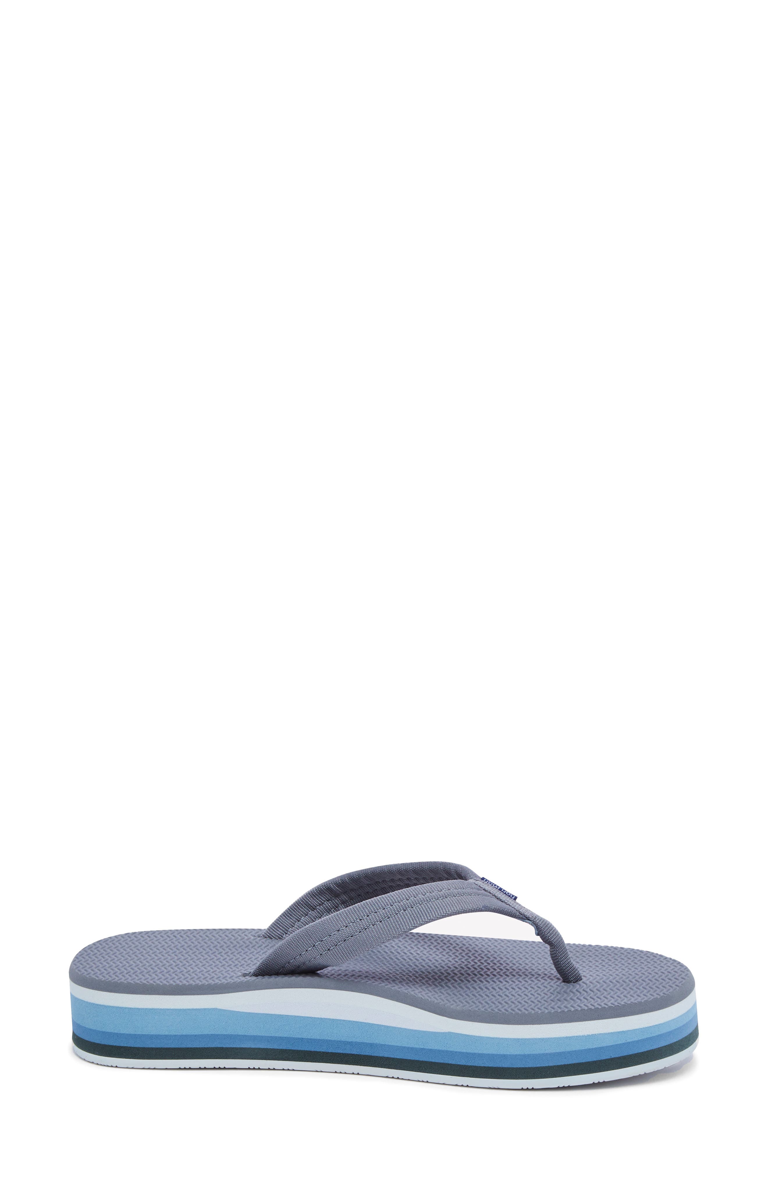 hari mari Dunes Sunset Waterproof Flip Flop, Alternate, color, Earl Gray