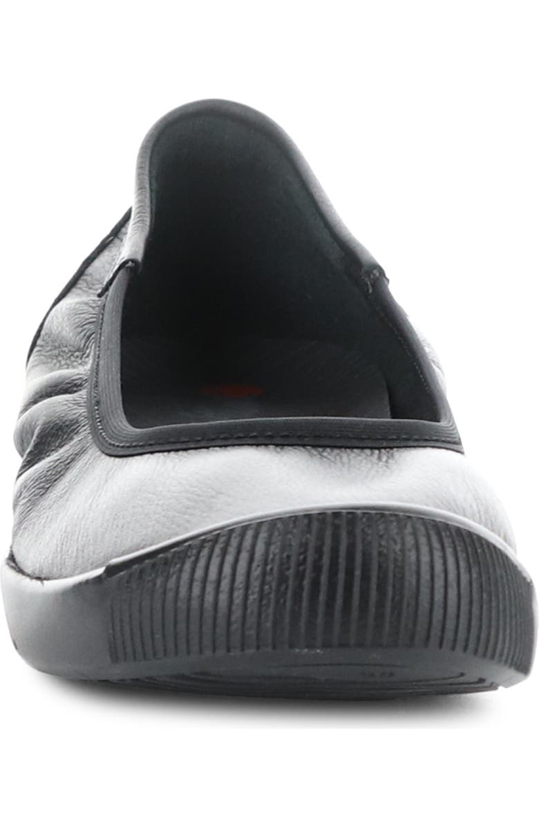 Softinos by Fly London Ilme Ballet Flat, Alternate, color, Black Smooth