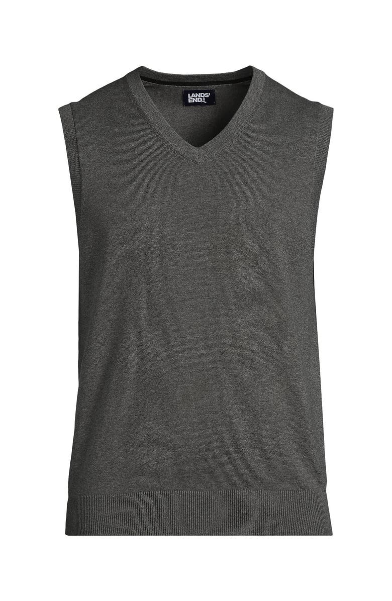 Lands
 End Fine Gauge Cotton Vest, Alternate, color, 