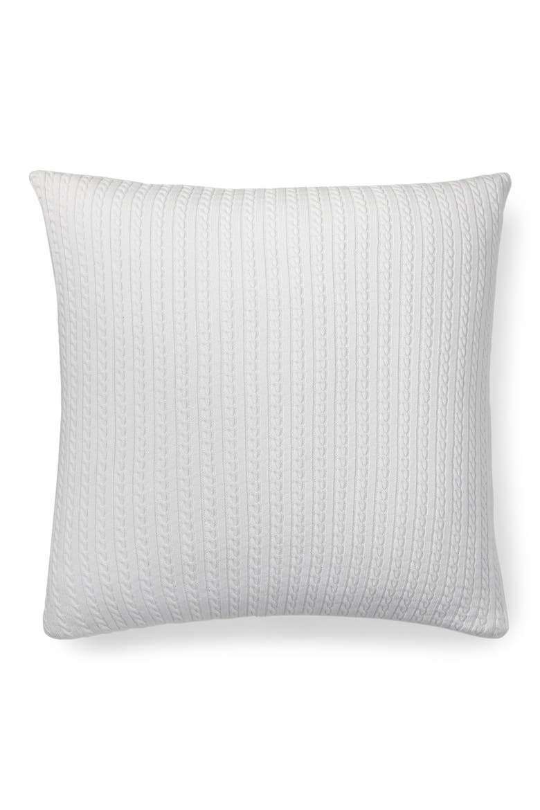 Delphine Throw Pillow, Main, color, WHITE