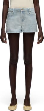 7 For All Mankind Low Rise Denim Shorts