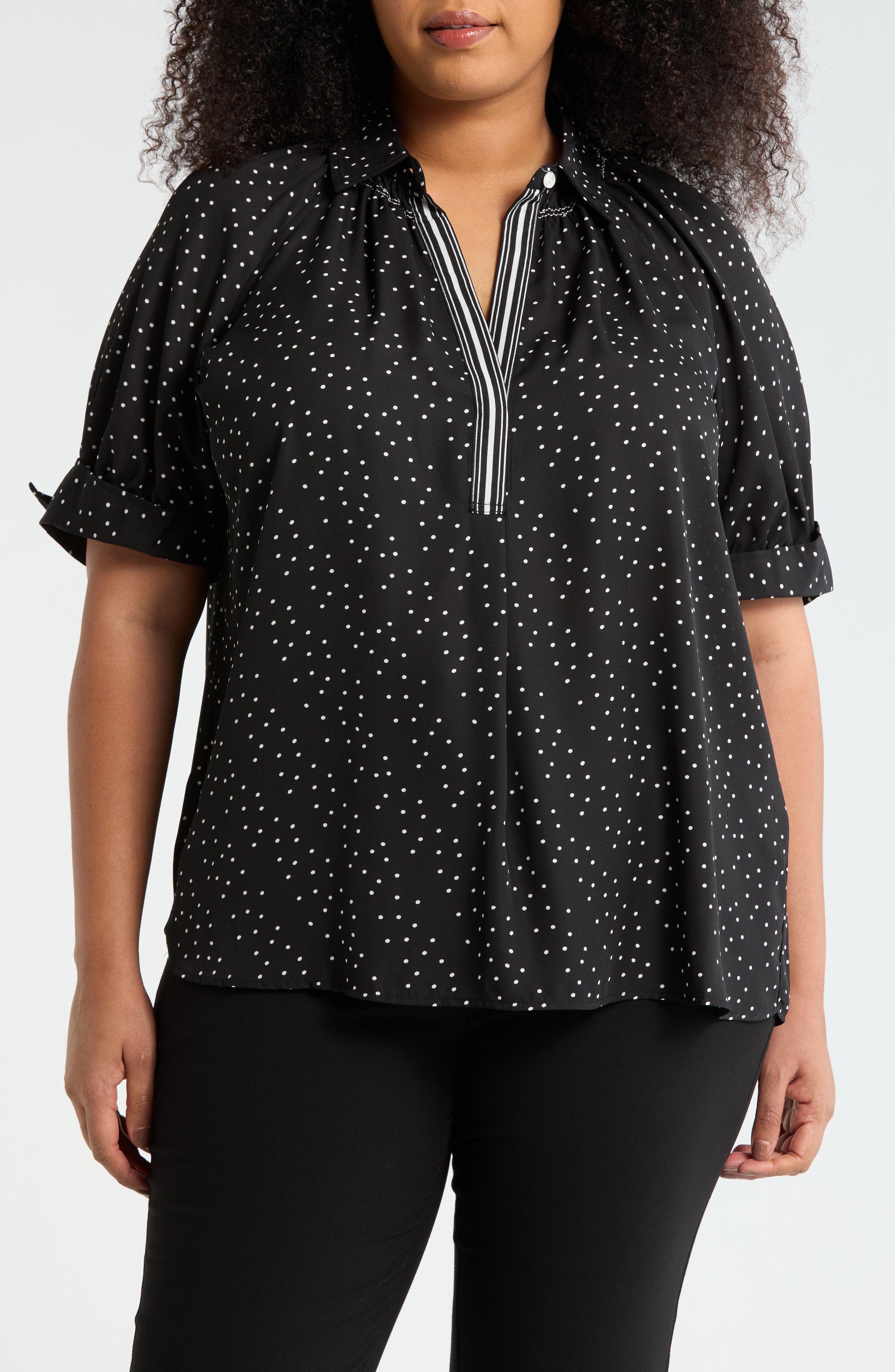 MAX STUDIO Puff Sleeve Top