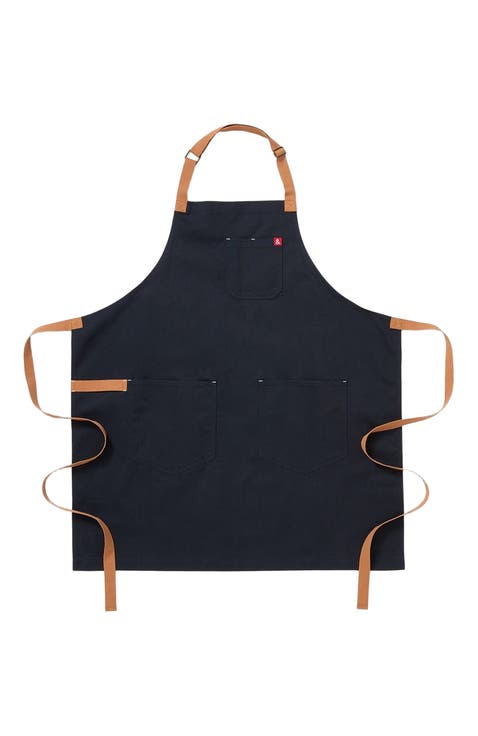 The Essential Apron - Midnight Cider Blue