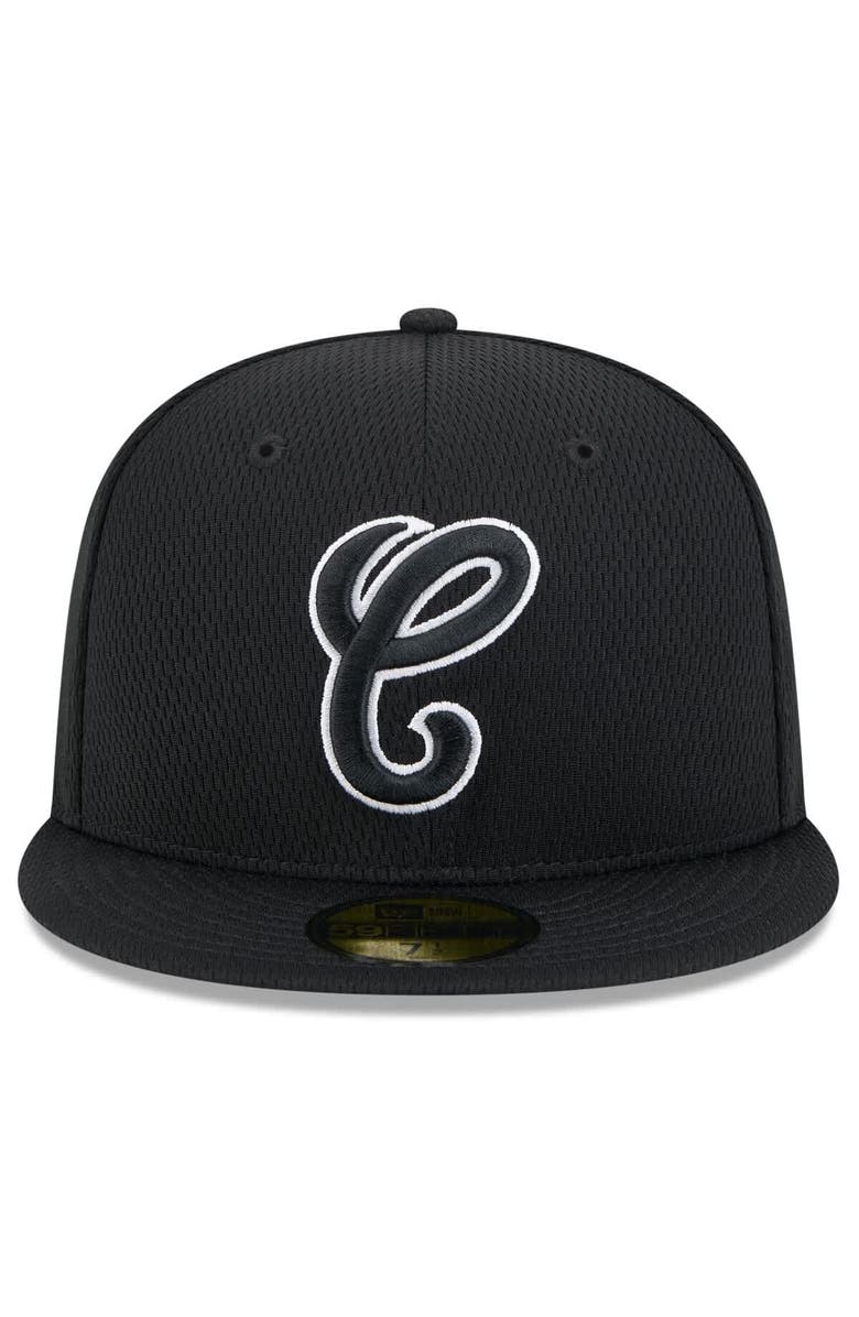 New Era Men's New Era Black Chicago White Sox 2025 MLB Clubhouse 59FIFTY Fitted Hat, Alternate, color, 