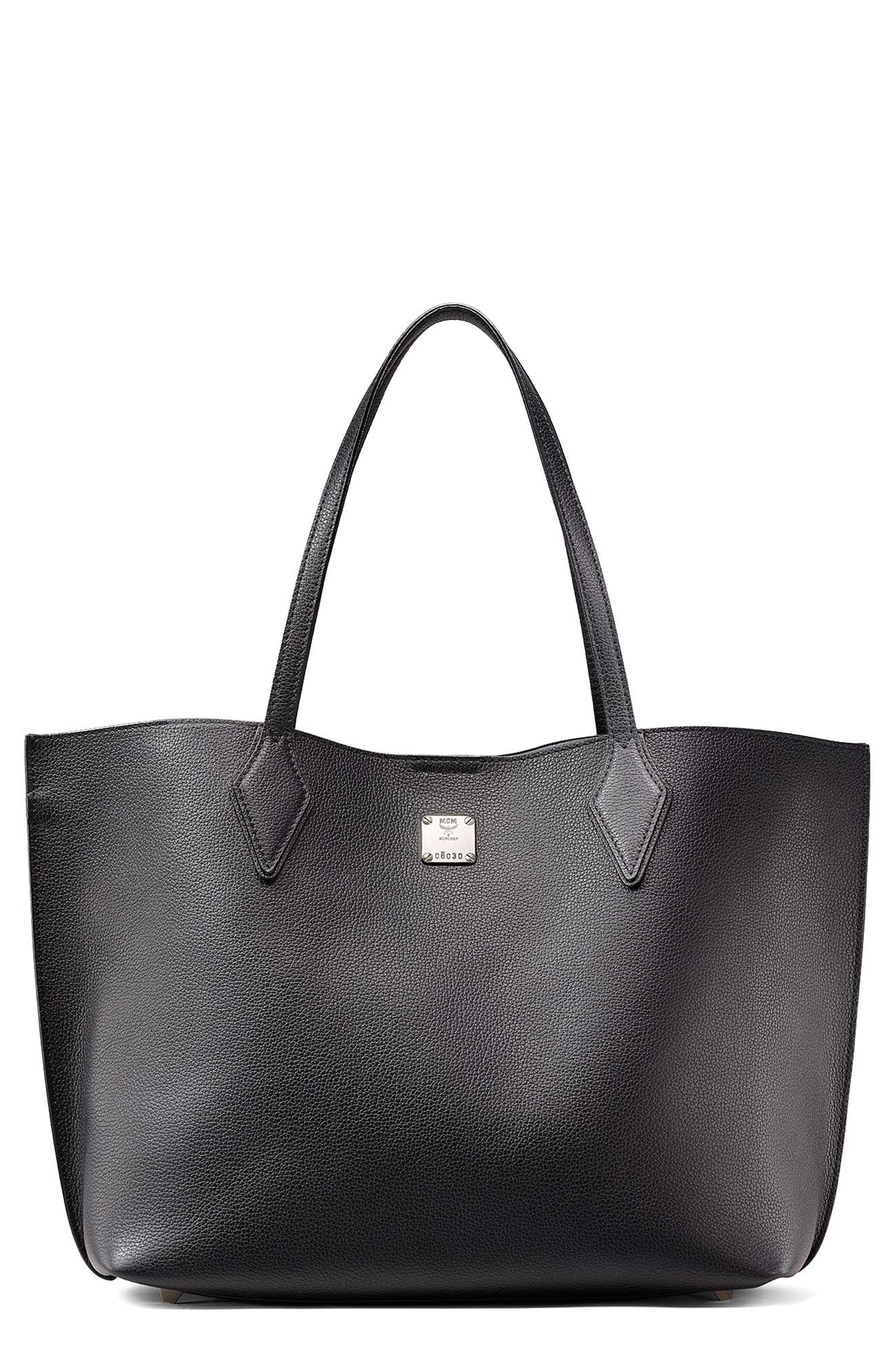 MCM Yris Leather Tote, Main, color, 