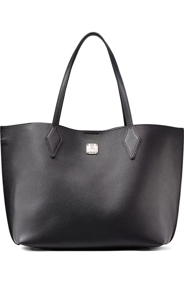 MCM Yris Leather Tote, Main, color,