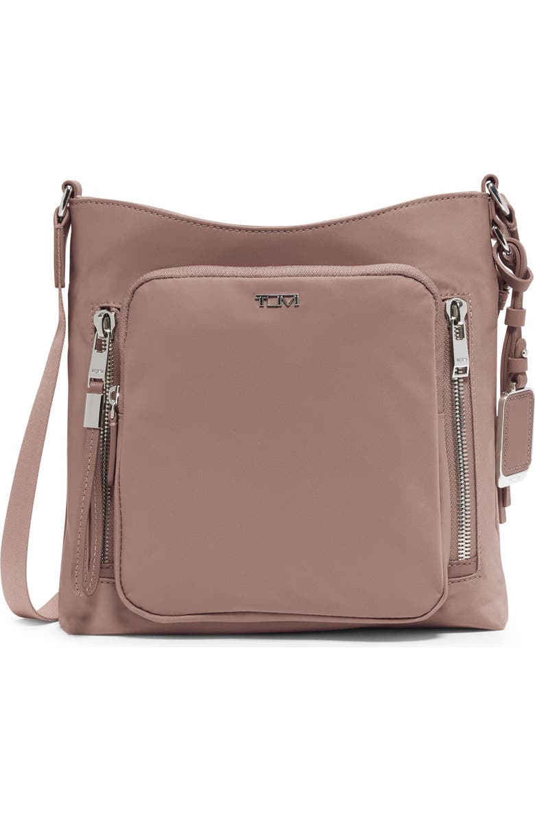 TUMI Tyler Crossbody Bag, Main, color, Light Mauve