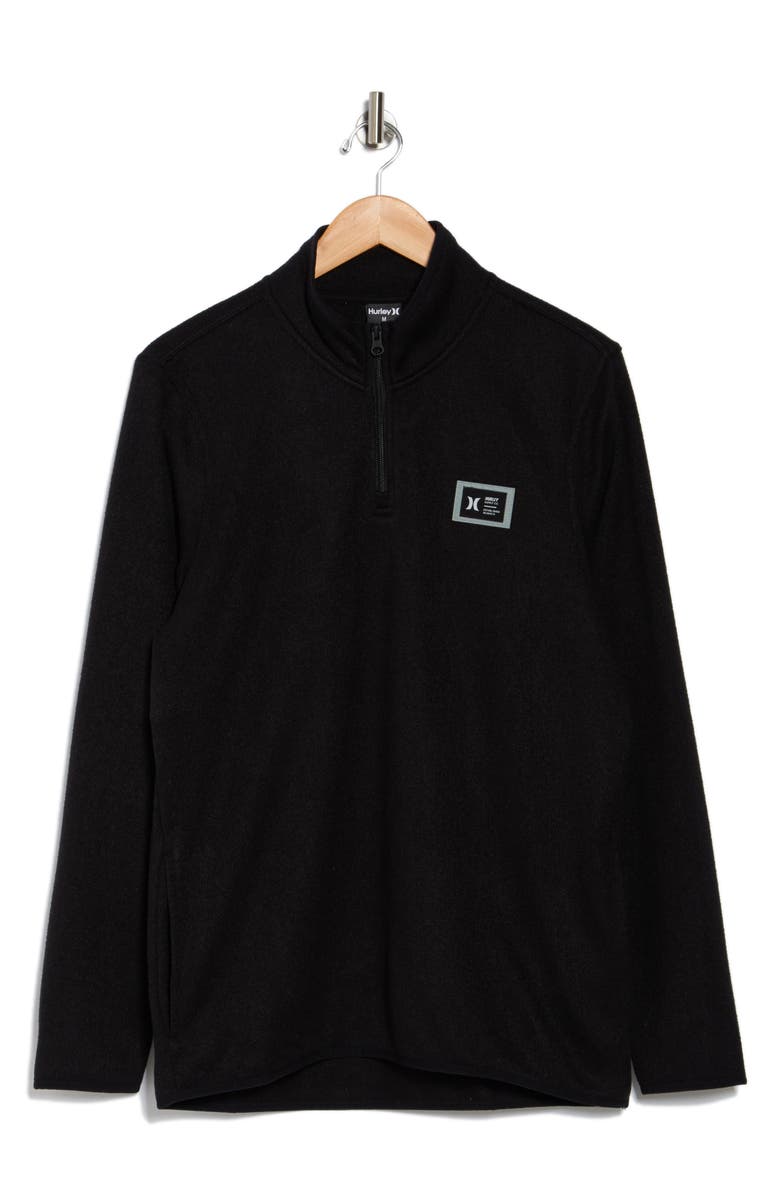 Hurley Mesa Ridgeline Fleece Quarter Zip Pullover, Alternate, color, 