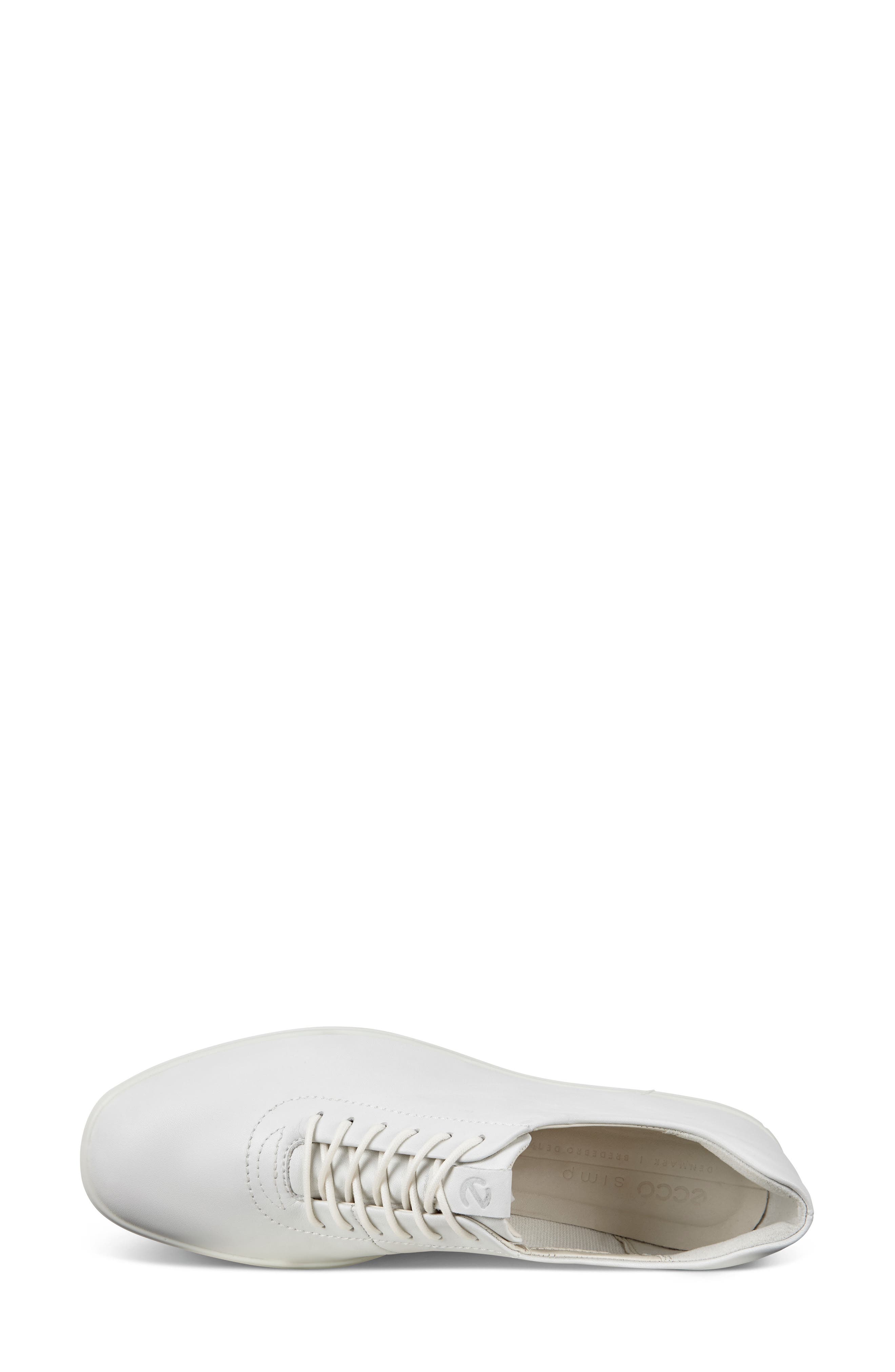 Simpil Sneaker, Alternate, color, WHITE LEATHER