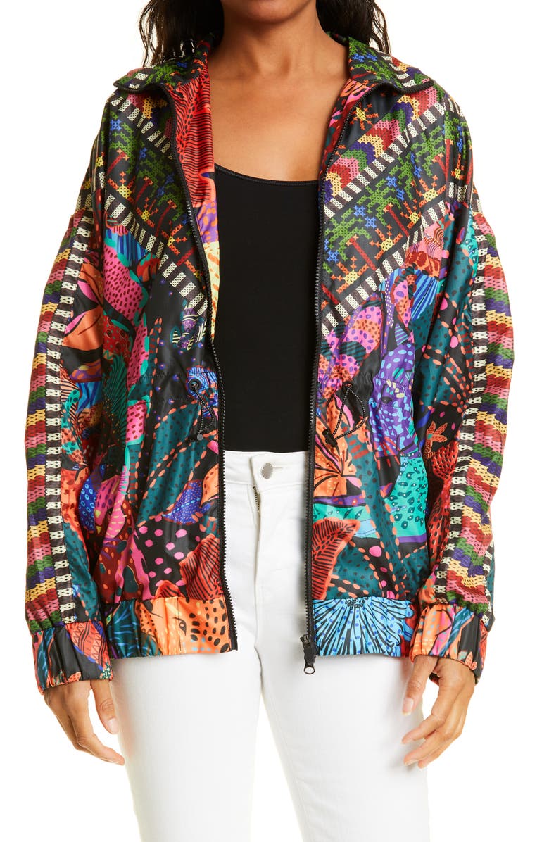 FARM Rio Cool Leopards Windbreaker Jacket, Main, color,