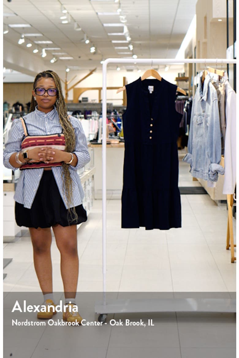Tia Tiered Sleeveless Stretch Cotton Dress video