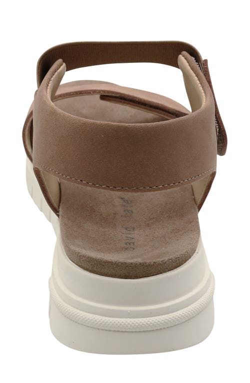 David Tate Papaya Slingback Sandal In Taupe