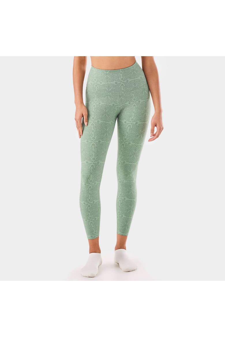 High Waisted 7/8 Legging, Main, color, SAGE BATIK