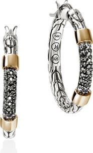 John Hardy JH Essentials Pavé Hoop Earrings