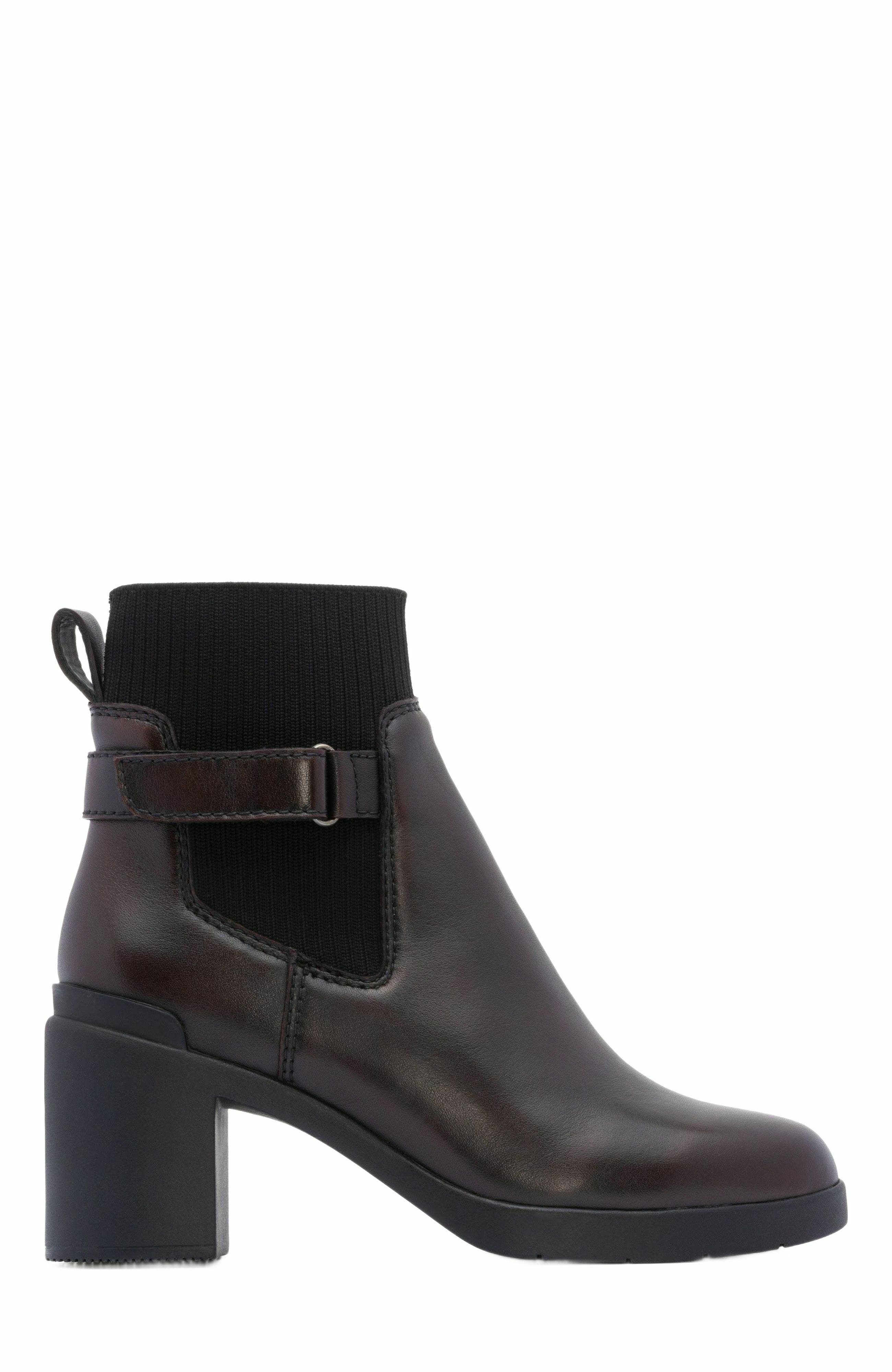 Metropolis Strap Boot, Alternate, color, Burgundy - Metatarsal