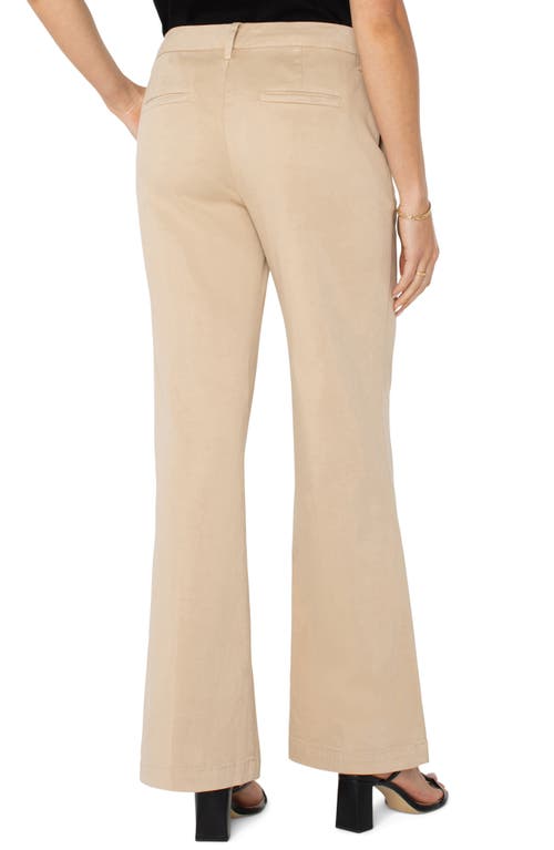 Shop Liverpool Los Angeles Kelsey Wide Leg Knit Pants In Cappuccino