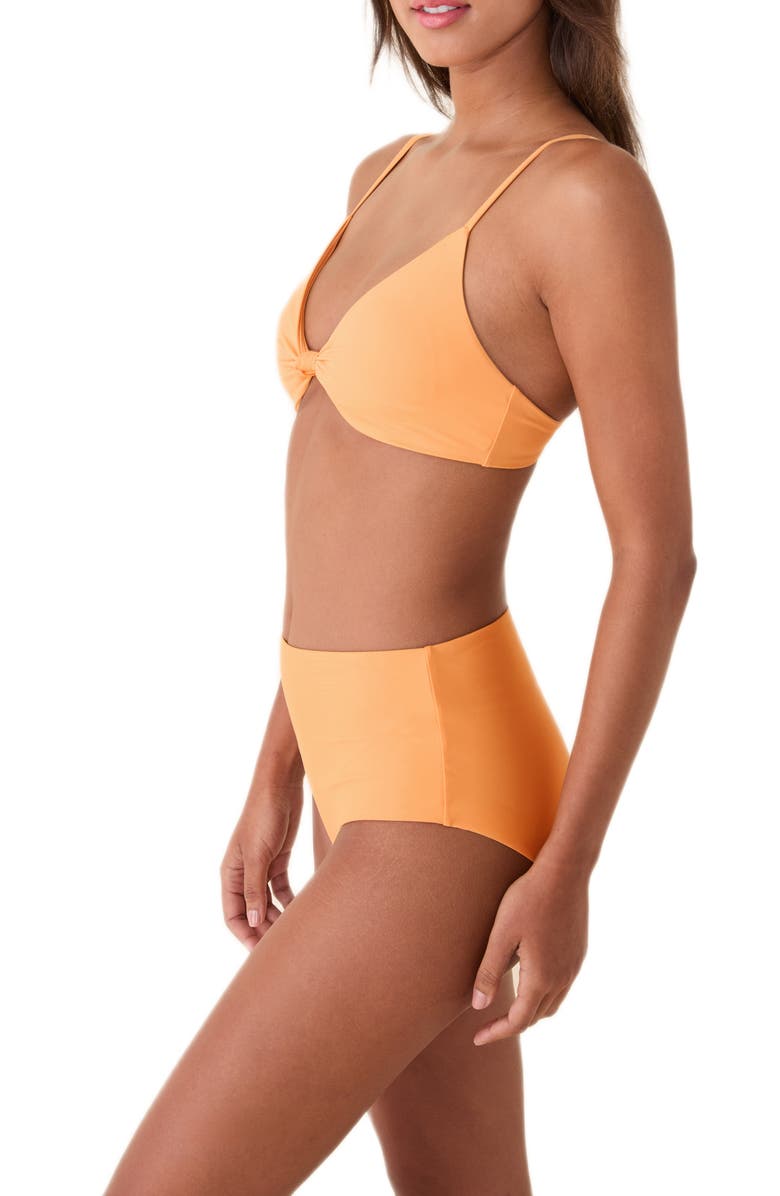 Andie The Santorini Bikini Top, Alternate, color, Jasper