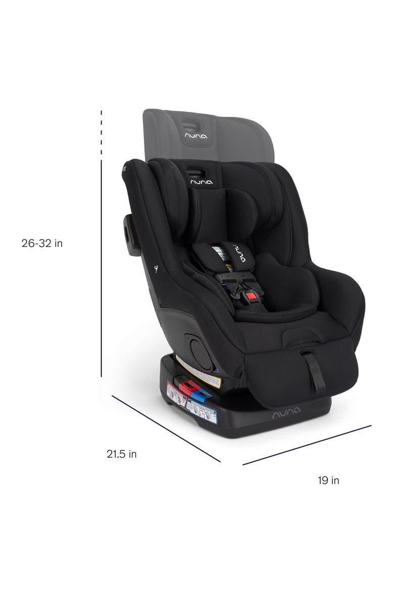 Rava Next Flame Retardant–Free Convertible Car Seat, Alternate, color, CAVIAR