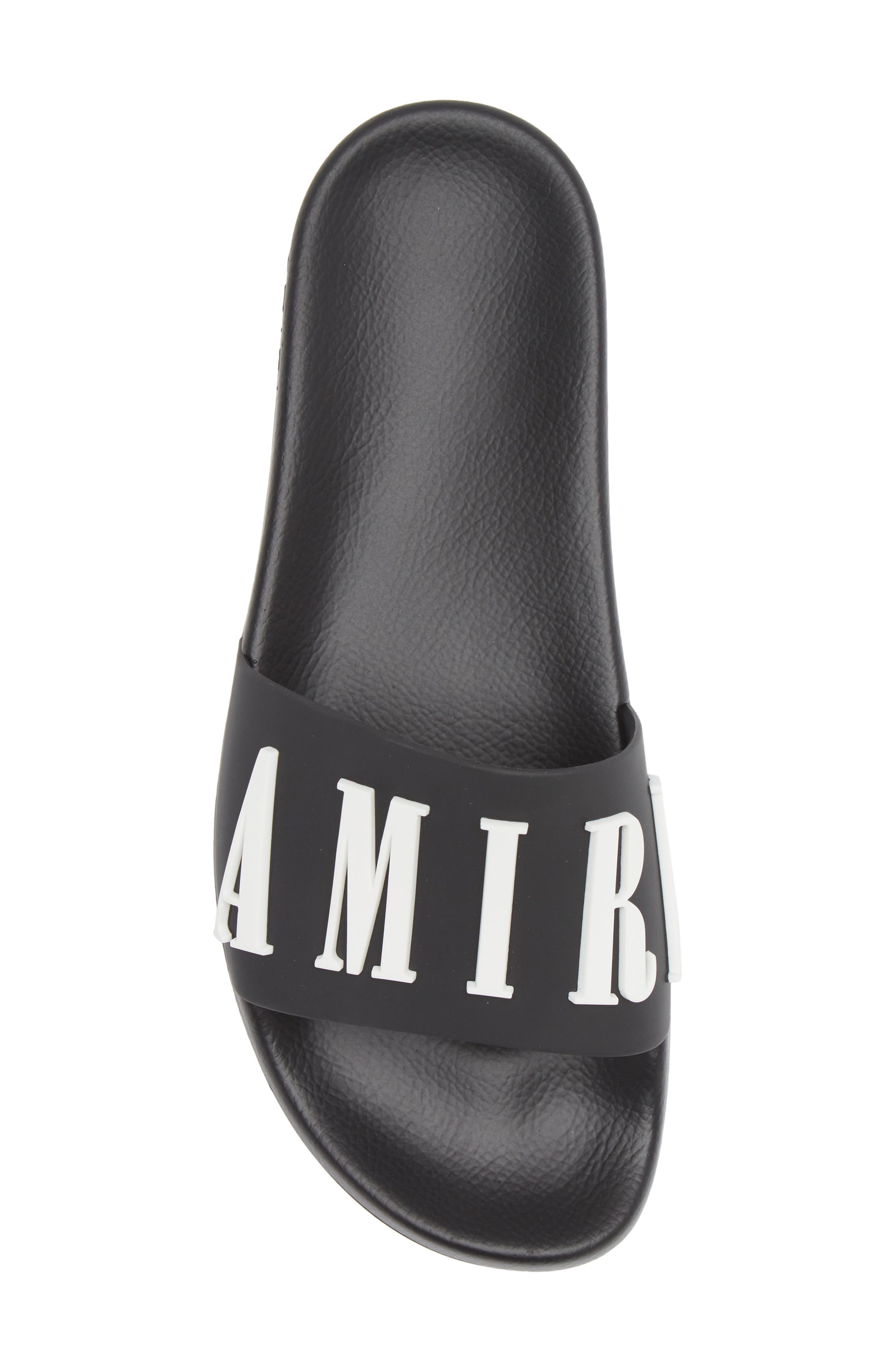 AMIRI Logo Pool Slide Sandal, Alternate, color, 