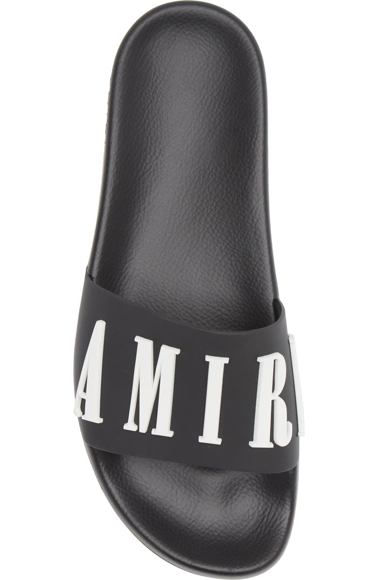AMIRI Logo Pool Slide Sandal, Alternate, color,
