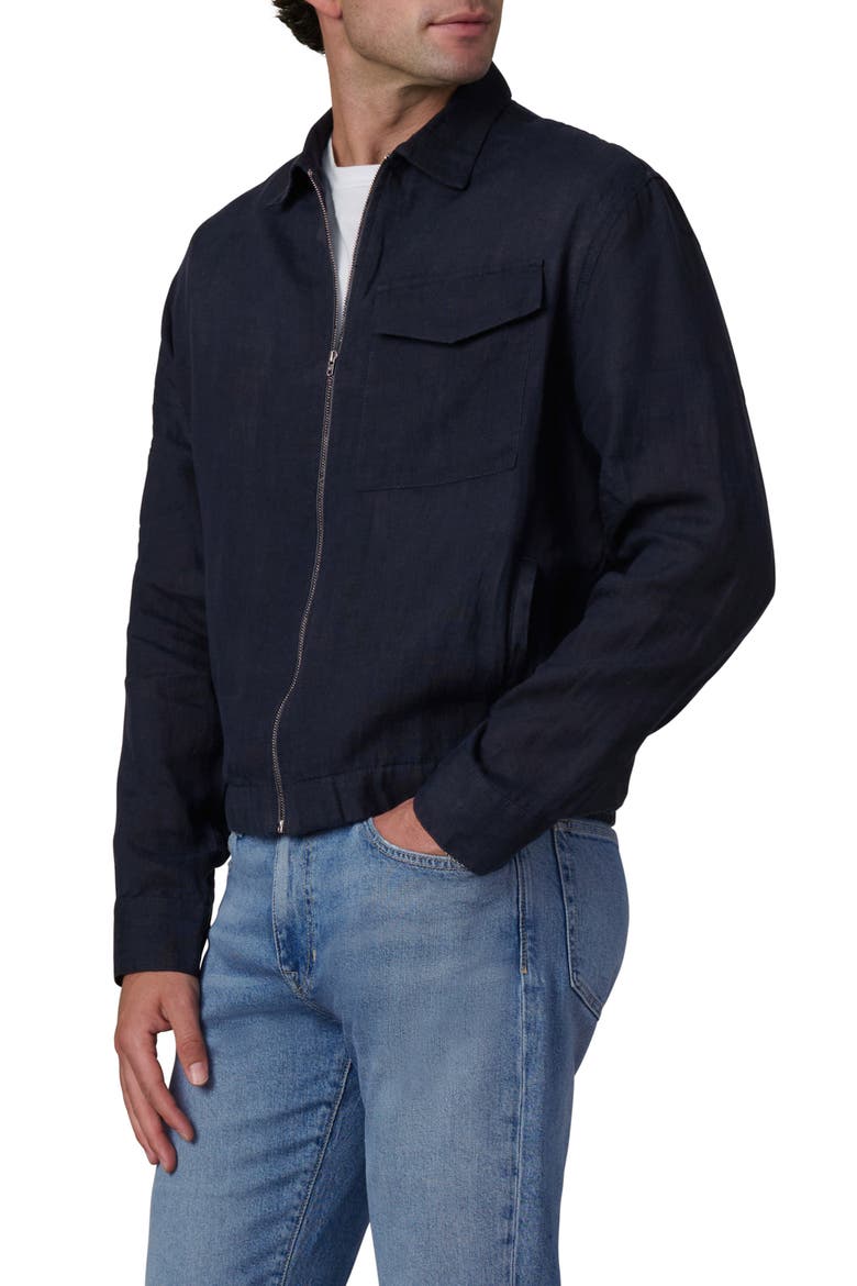 Cotton Jacket, Alternate, color, BARITONE BLUE
