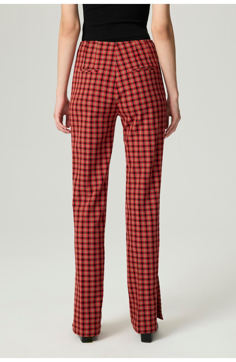 Nocturne Plaid Slit-Hem Pants, Alternate, color, Multi-Colored