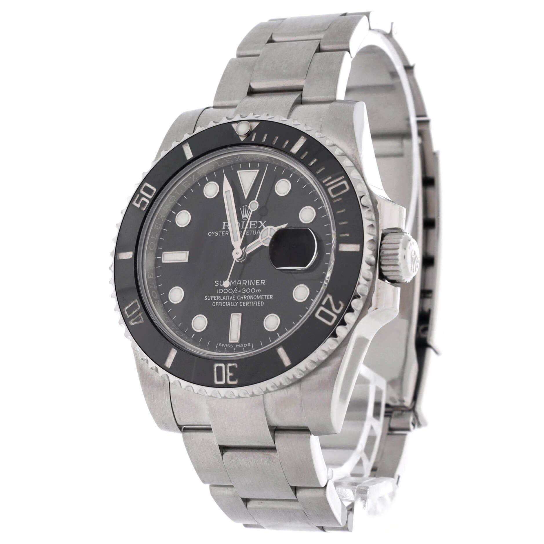 Oyster Perpetual Submariner Date Automatic Watch Stainless Steel and Cerachrom 40, Alternate, color, Metallic Silver