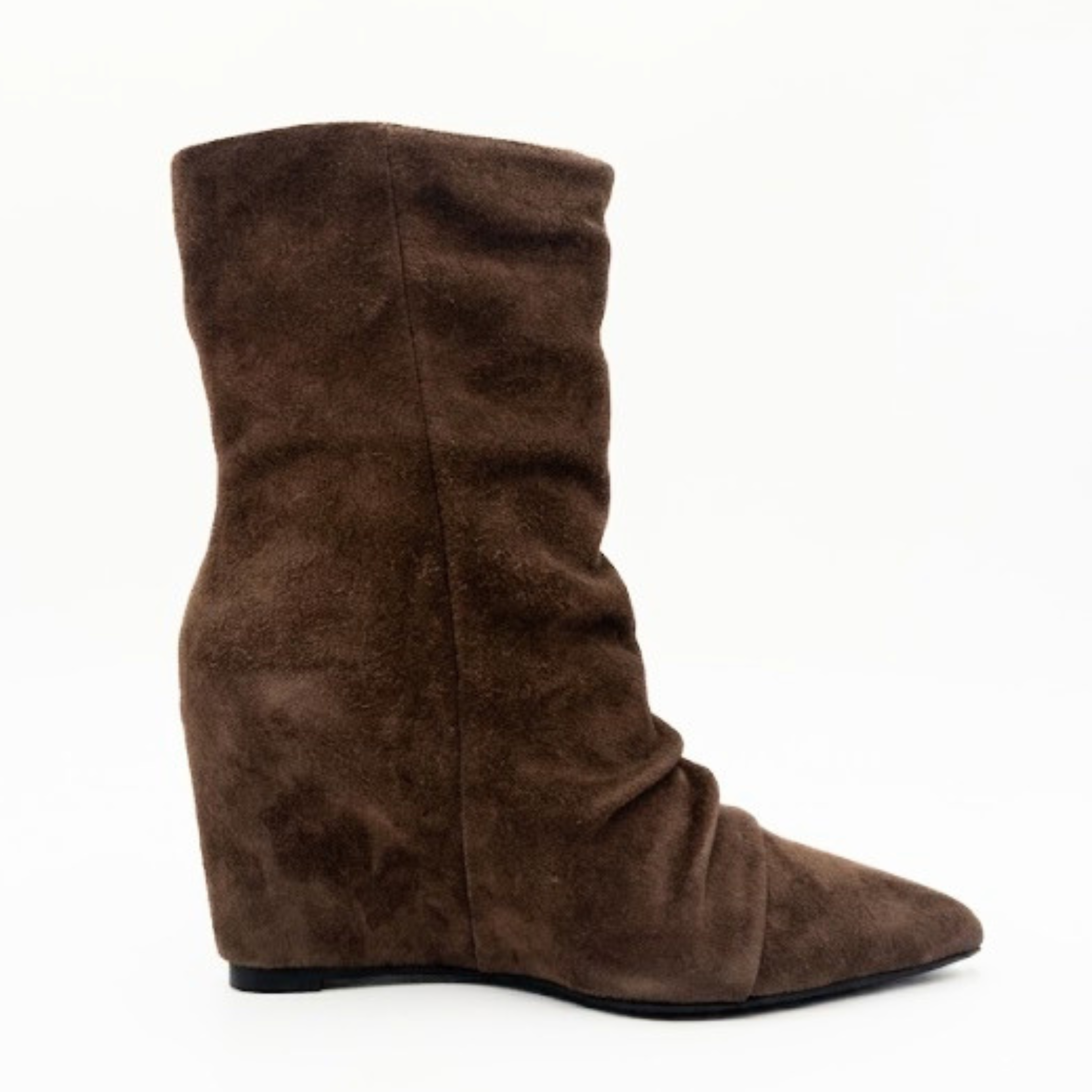 Jill Slouch Wedge Boots, Main, color, Taupe