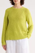Eileen Fisher Raglan Sleeve Organic Linen & Organic Cotton Sweater