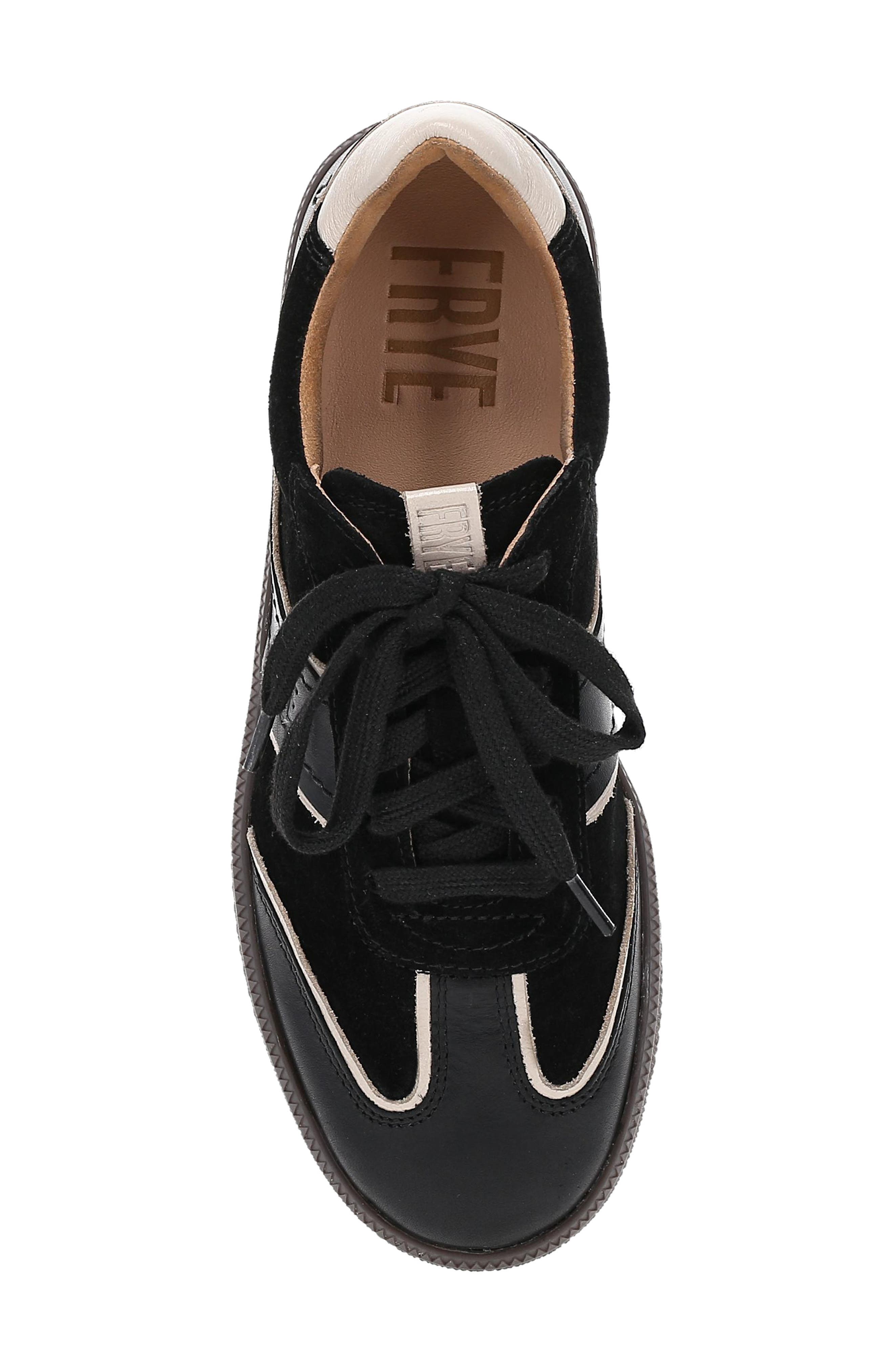 Frye Milly Low Top Sneaker, Alternate, color, Black