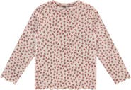 Stains and Stories by Babyface Allover Heart Ribbed Long Sleeve Shirt