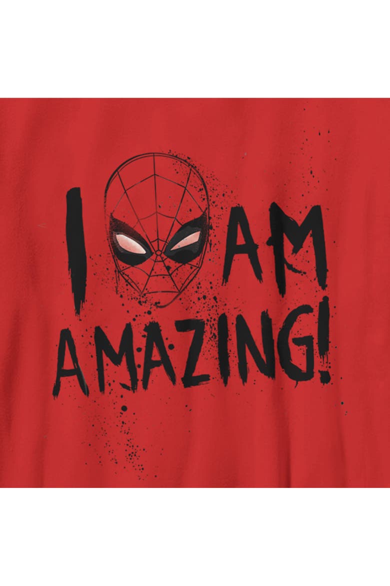 Boy's Marvel Easter Themed Logo  Graphic T-Shirt, Alternate, color, Red