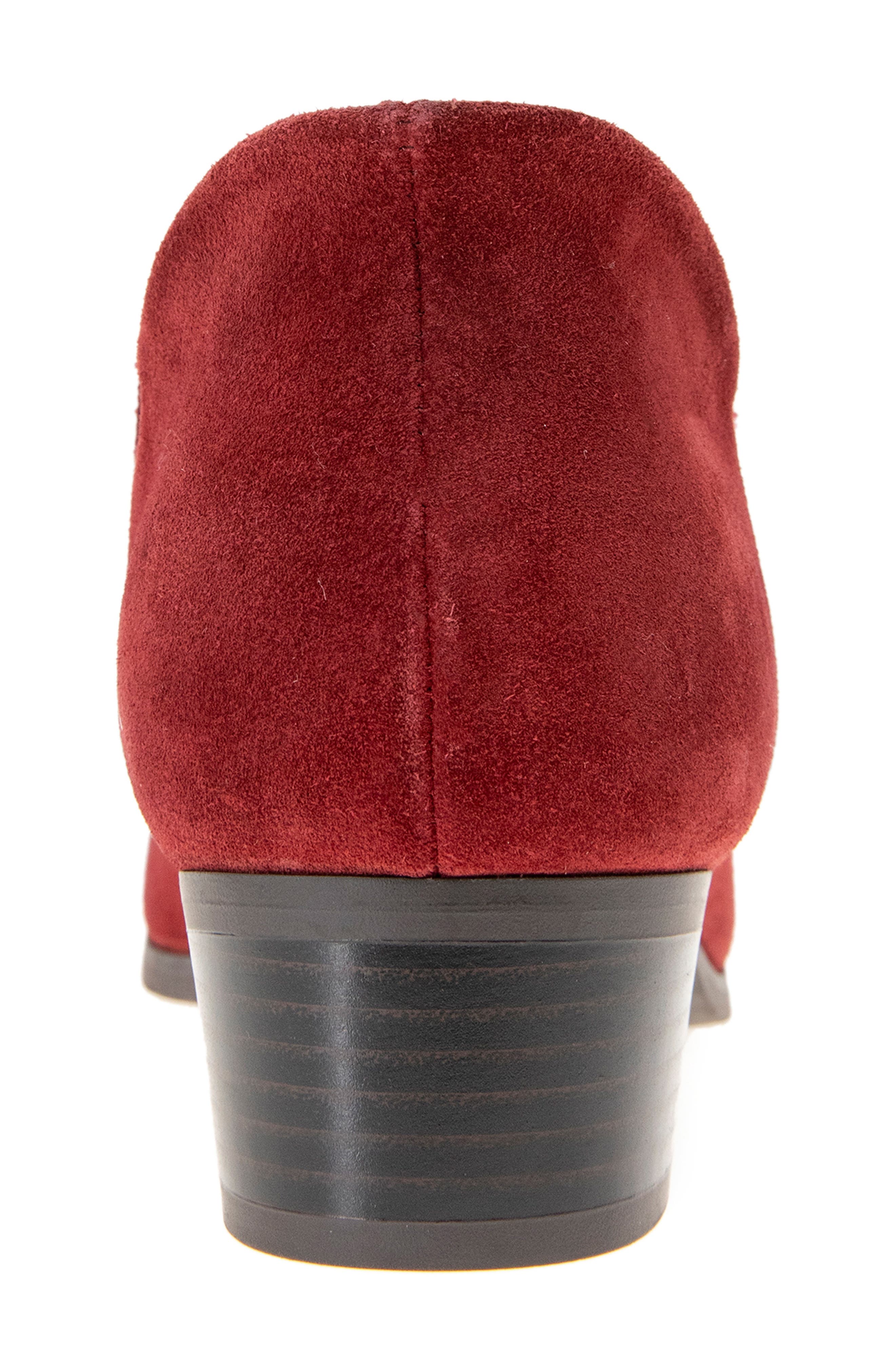 Serafina Ankle Bootie, Alternate, color, RED SUEDE