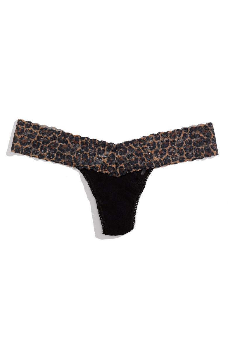 Hanky Panky Print Low Rise Thong, Main, color,