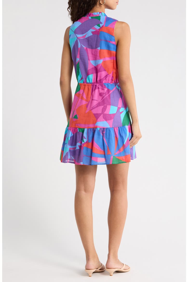 Vemmy Abstract Print Itzelk Shift Dress, Alternate, color, MAGENTA-BLUE-GREEN
