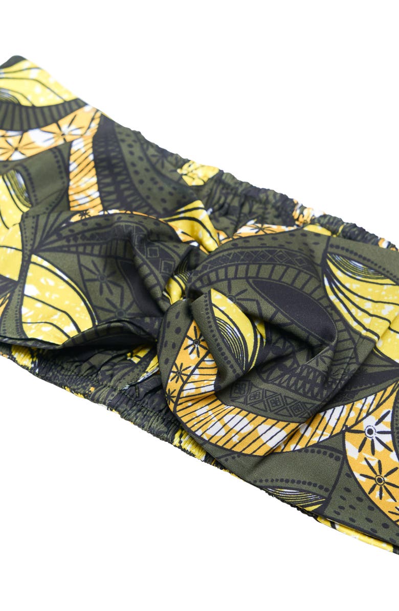 Grace Eleyae Twist Detail Satin Head Wrap, Alternate, color,