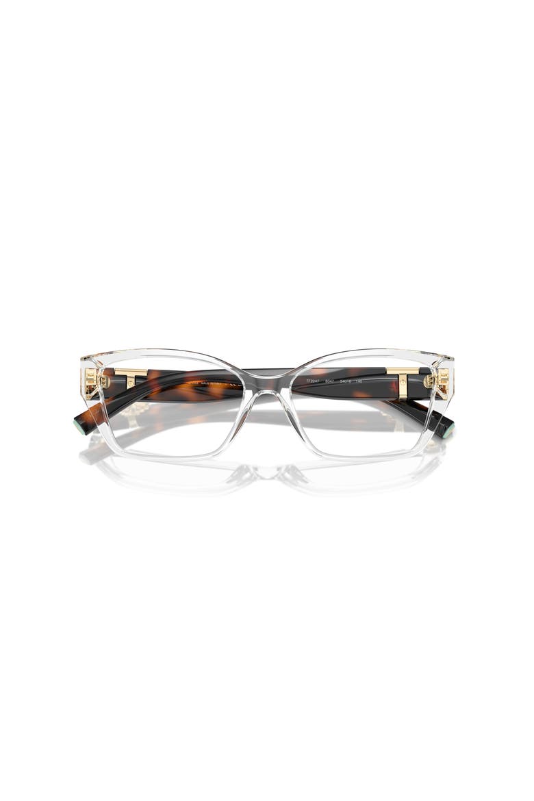 52mm Rectangle optical glasses, Alternate, color, Transparent