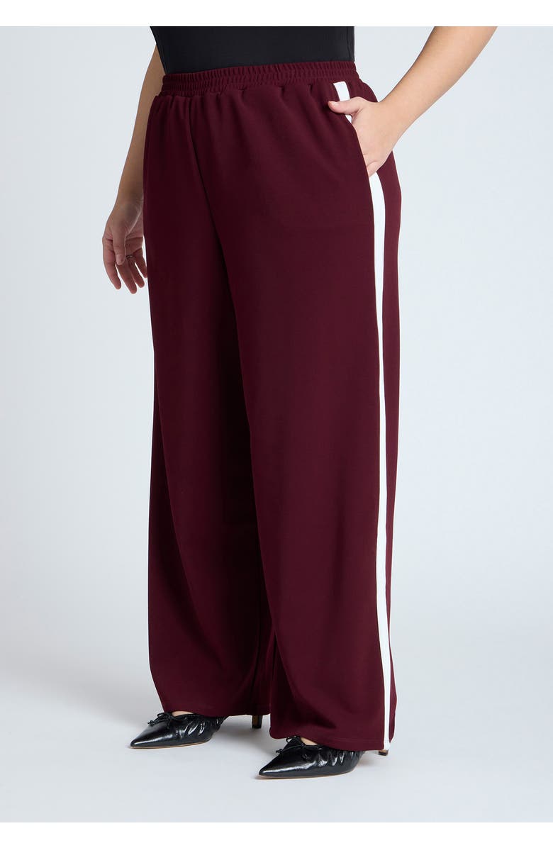 ELOQUII Track Pant With Side Stripe, Alternate, color, 