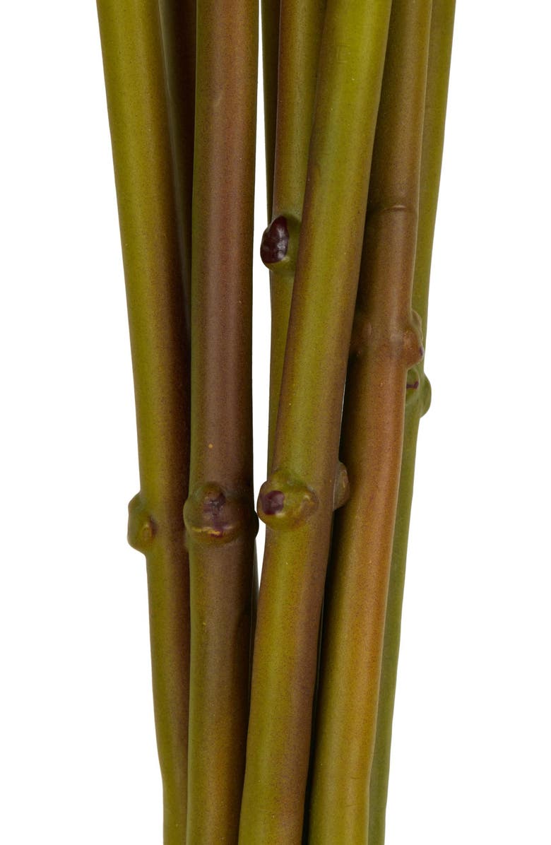 SONOMA SAGE HOME Set of Eight Green Hydrangea Artificial Flowers, Alternate, color, Green