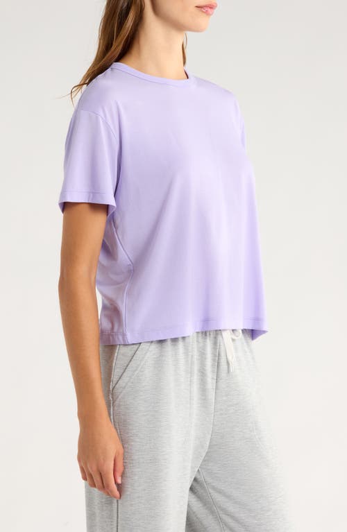 Free Fly Elevate Boxy T-shirt In Purple