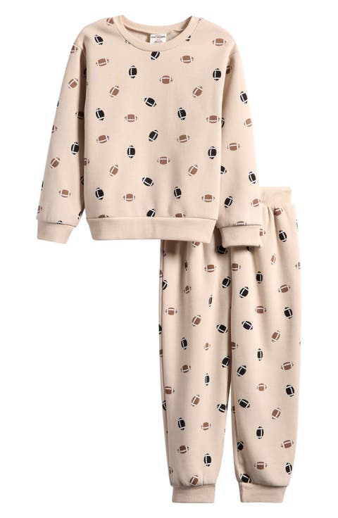 Kids' Checkered Sweatshirt & Joggers Set