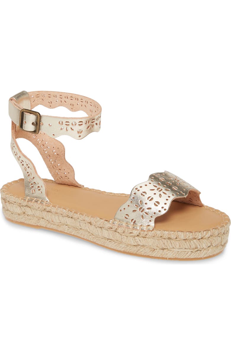 Soludos Cadiz Wave Platform Ankle Strap Sandal, Main, color,