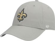 '47 Men's '47 Gray New Orleans Saints Clean Up Adjustable Hat
