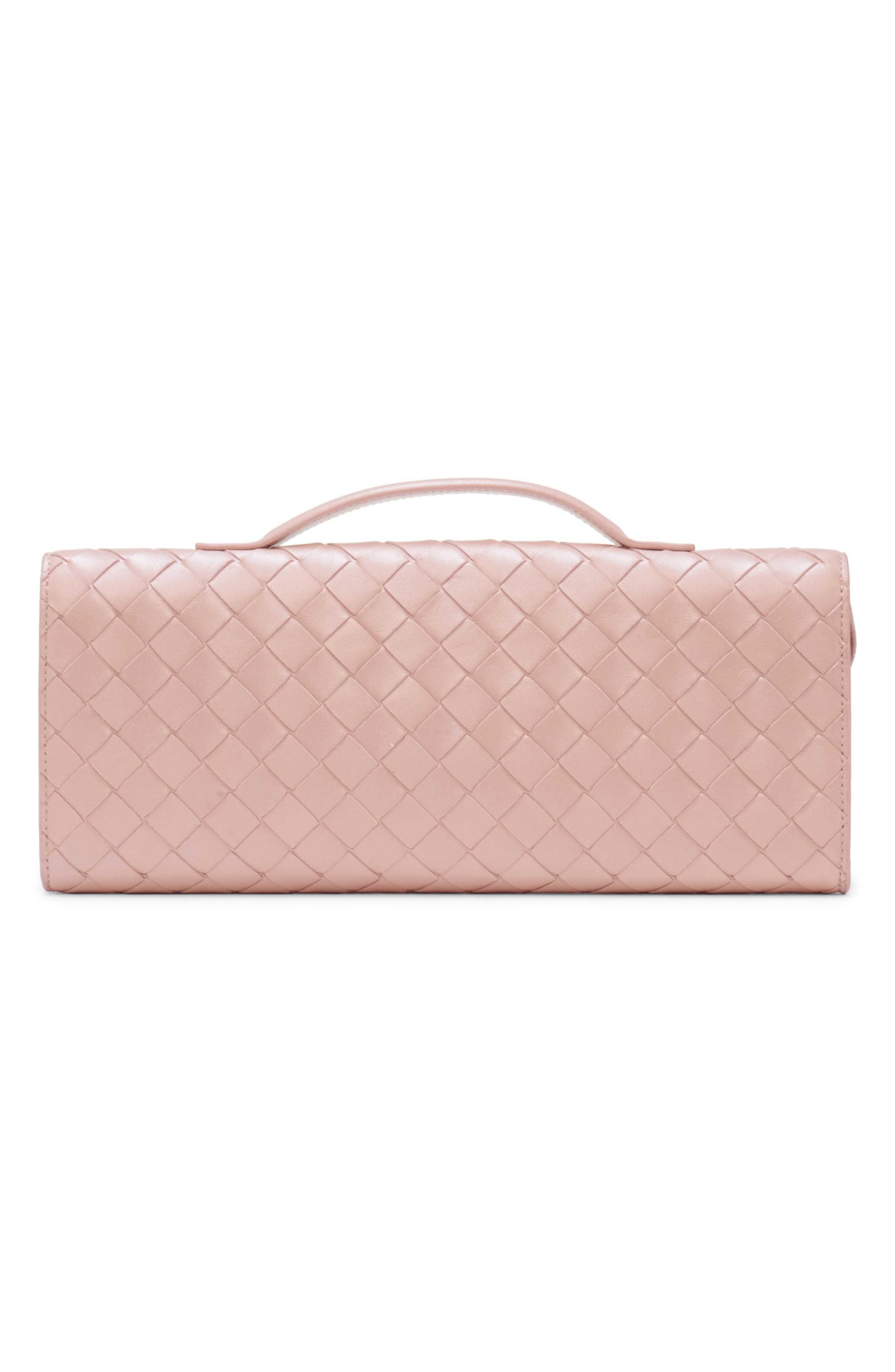 Andiamo Long Leather Clutch, Alternate, color, 5157 TERRA PINK MULTI