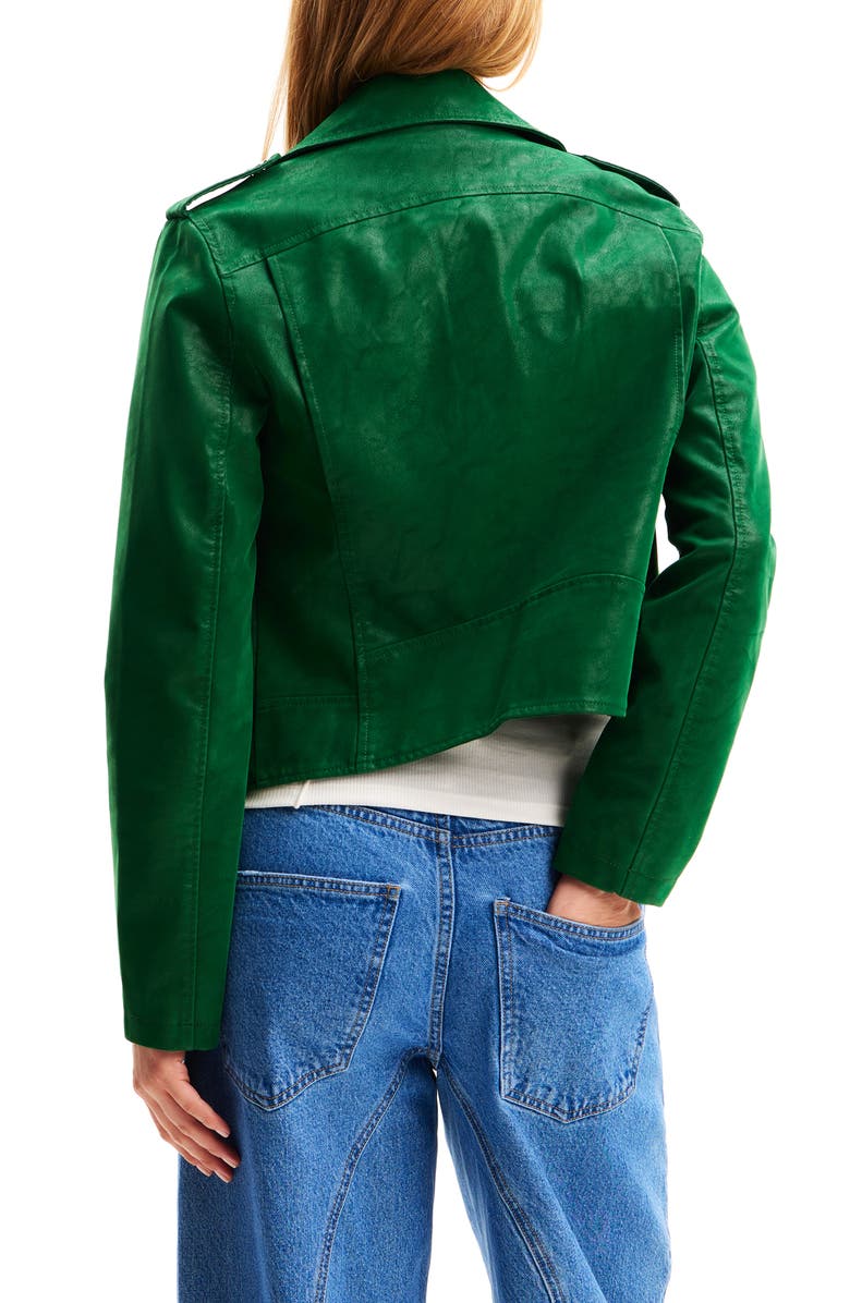 Desigual Textured Biker Jacket, Alternate, color,