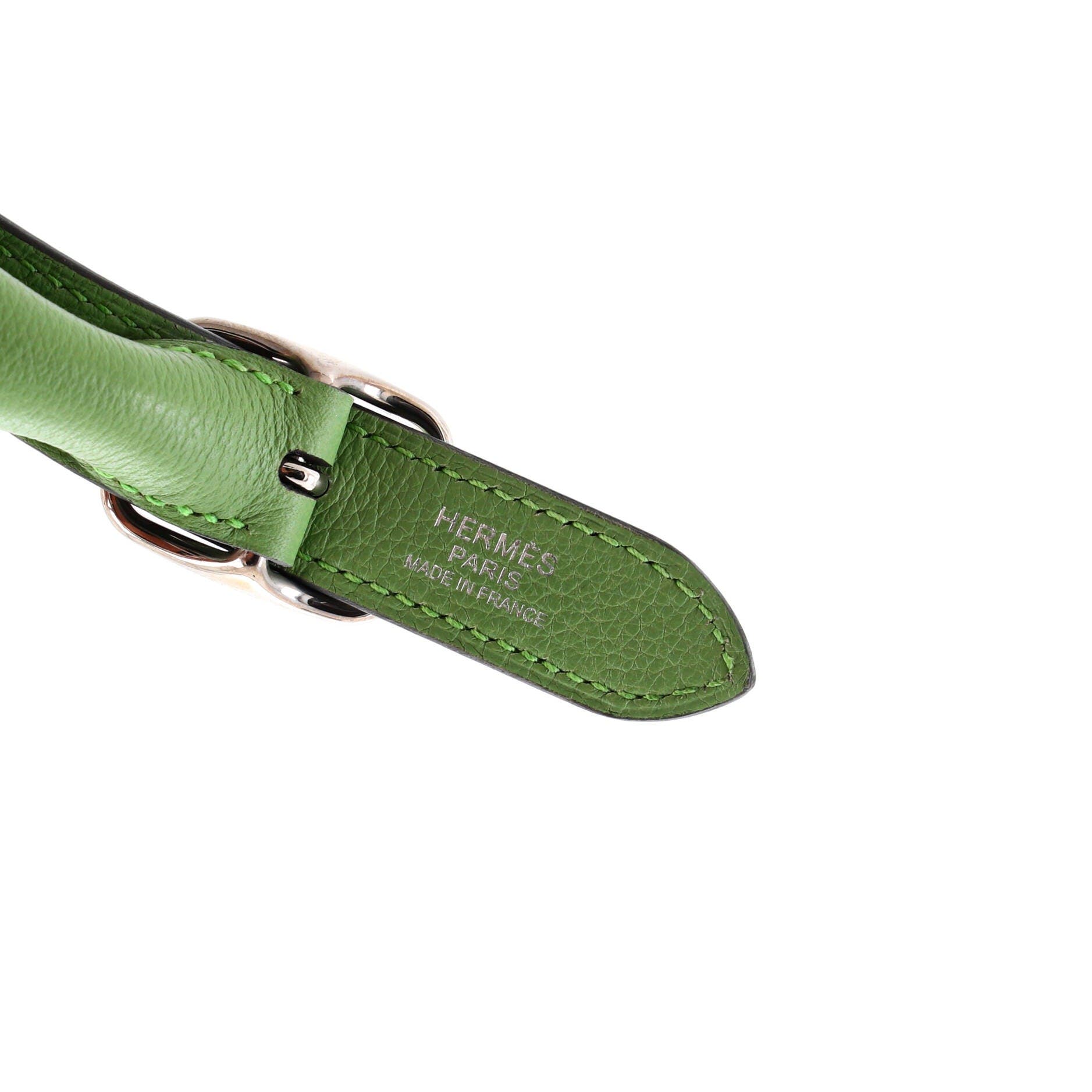 Pre-Owned Hermes Trim Duo Bag Evercolor 24, Alternate, color, Vert Criquet