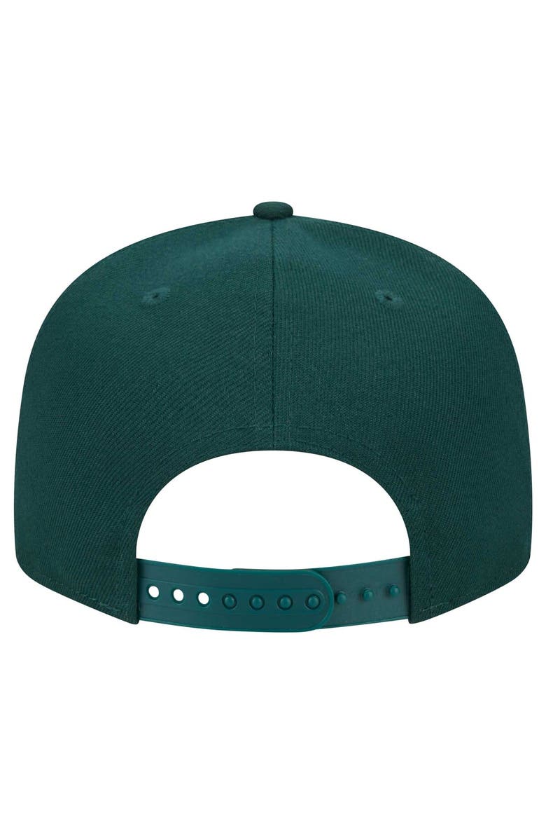 New Era Men's New Era Green Michigan State Spartans Team Script 9FIFTY Snapback Hat, Alternate, color,