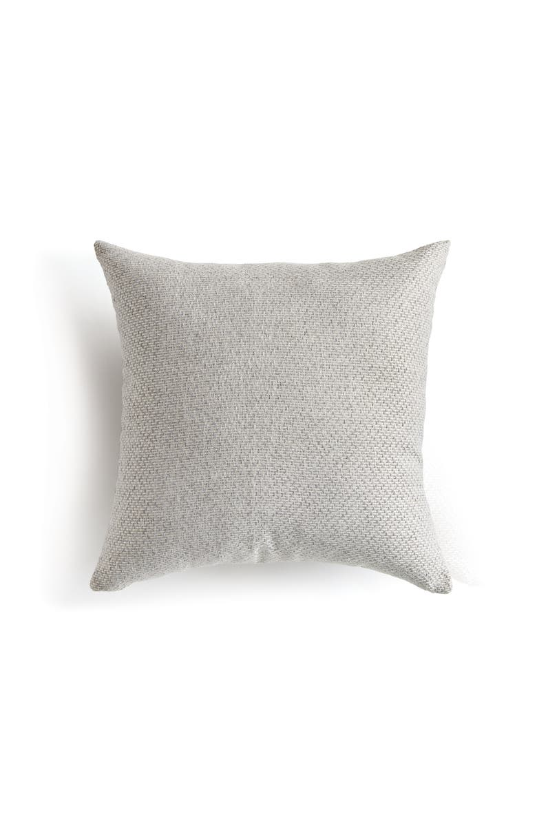 Napa Home & Garden Blake Square Indoor or Outdoor Throw Pillow, 20" x 20", Main, color, Gray