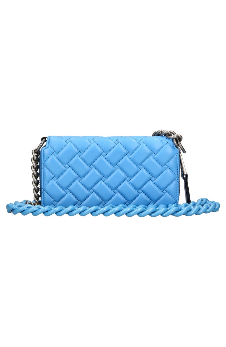 Kurt Geiger London Quilted Leather Wallet on a Chain, Alternate, color,